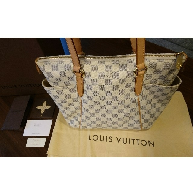 LOUIS VUITTON - ルイヴィトン 美品 ダミエ アズール トータリーPM