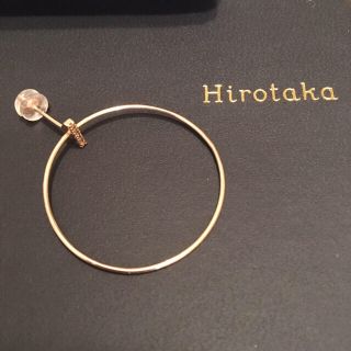 エストネーション(ESTNATION)のHirotaka ダイヤ フープピアス 片耳(ピアス)