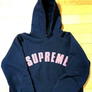 最終値下げSUPREME ARC LOGO パーカー ジャスティンビーバー着用