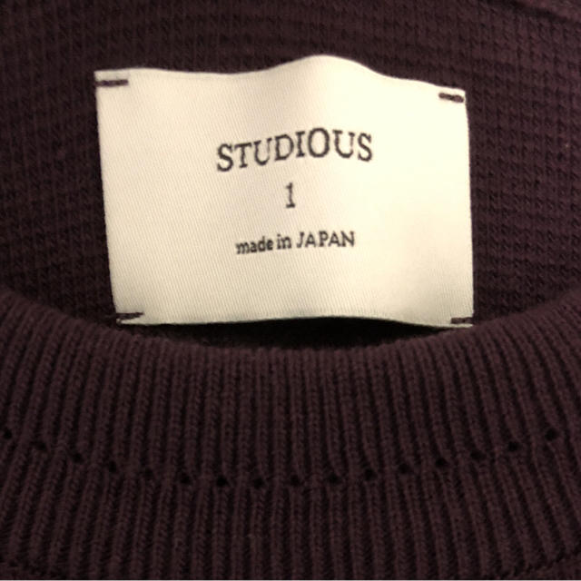 STUDIOUS(ステュディオス)のstudious ミラノリブオーバーニット メンズのトップス(ニット/セーター)の商品写真