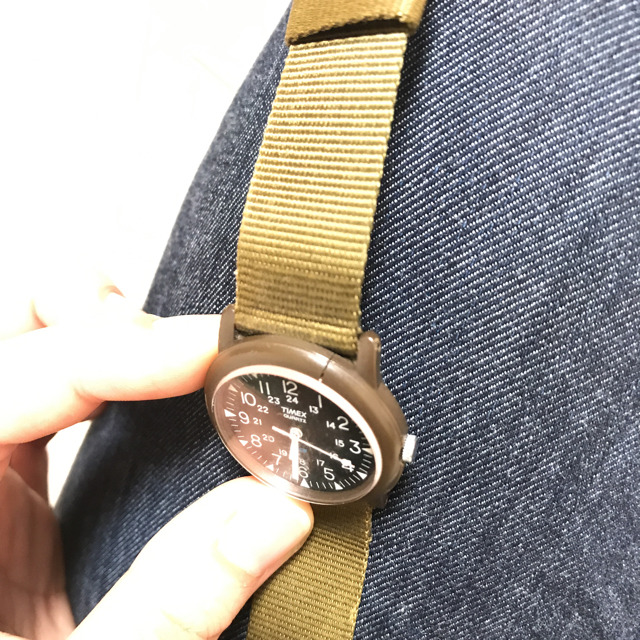 TIMEX(タイメックス)のTIMEX 時計 カーキ色 レディースのファッション小物(腕時計)の商品写真