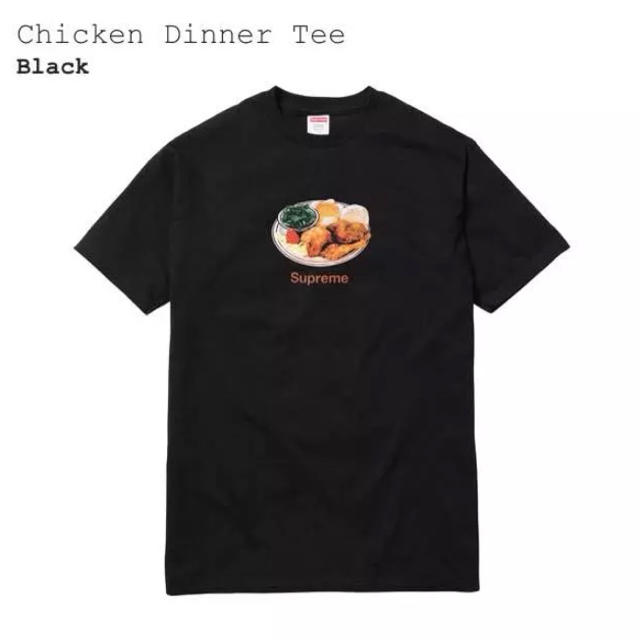 シュプリーム18ss chicken dinner tee black XL