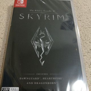 ニンテンドースイッチ(Nintendo Switch)の【新品】スカイリム　skyrim (家庭用ゲームソフト)