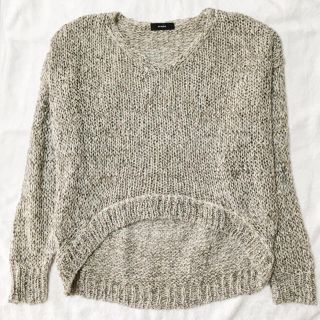 エモダ(EMODA)のEMODA トップス かぎ編み 長袖 ニット 美品(ニット/セーター)