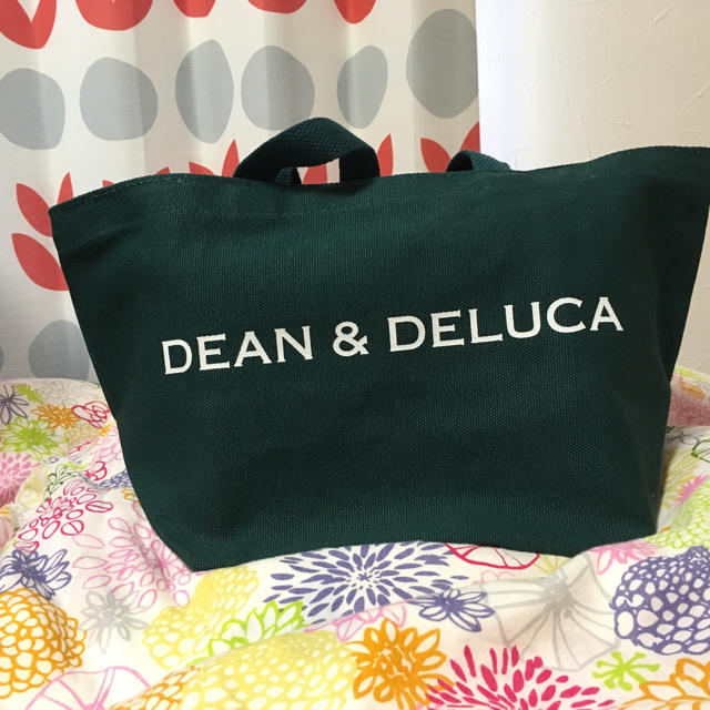 DEAN & DELUCA(ディーンアンドデルーカ)のDEAN&DELUCA ★トートバッグ★グリーン レディースのバッグ(トートバッグ)の商品写真