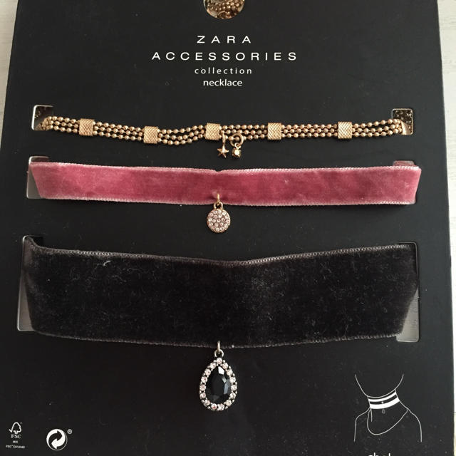 ZARA(ザラ)のZara 新品 チョーカーセット レディースのアクセサリー(ネックレス)の商品写真