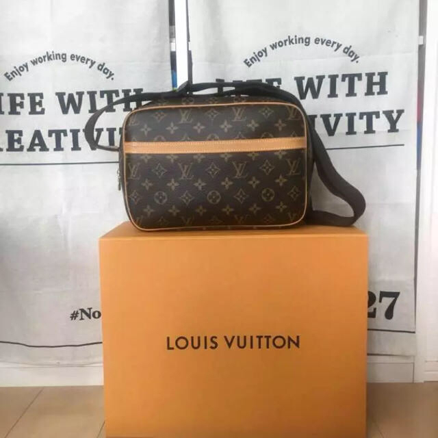 トップ 美品 - VUITTON LOUIS ルイヴィトン 値下げ不可 リポーターPM