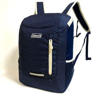 コールマン(Coleman)の【Coleman】ジュニア向き 軽量20L［スクールパック］ネイビードット(リュックサック)