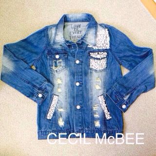 セシルマクビー(CECIL McBEE)の大特価！新品✩セシル個性派Gジャン♡(Gジャン/デニムジャケット)