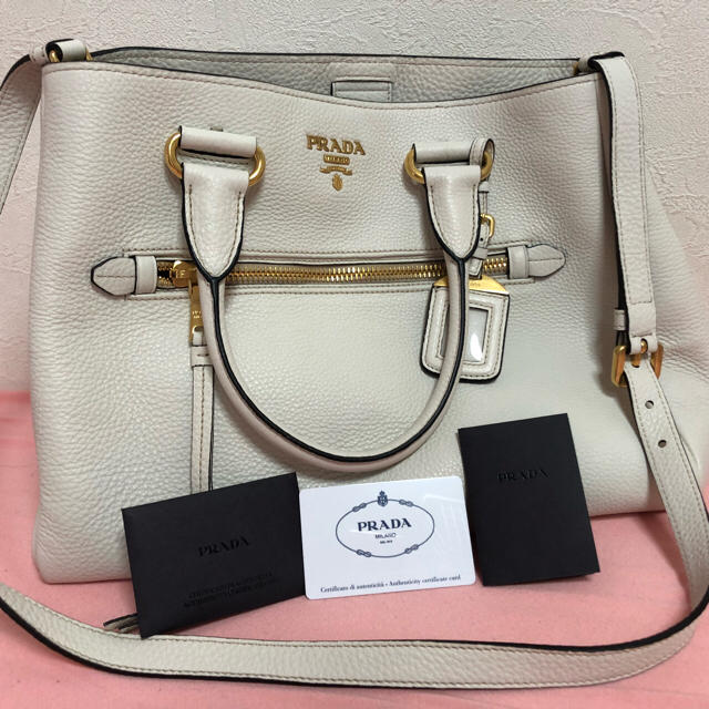 Prada プラダ バッグ 牛革 新品 未使用