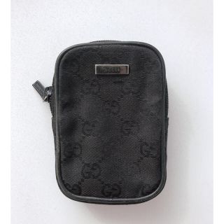 グッチ(Gucci)のGUCCI★グッチ★シガレットケースポーチ WG柄ブラック(ポーチ)