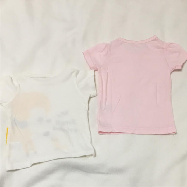 西松屋(ニシマツヤ)のTシャツ2枚セット キッズ/ベビー/マタニティのベビー服(~85cm)(Ｔシャツ)の商品写真