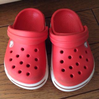 クロックス(crocs)のクロックス キッズ オレンジ (その他)