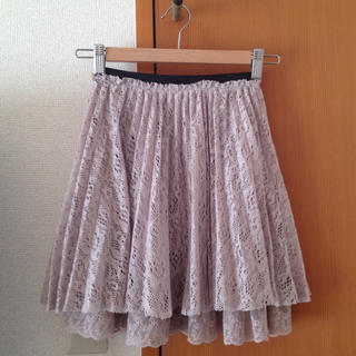 ナイスクラップ(NICE CLAUP)の淡いピンクのスカート(ひざ丈スカート)