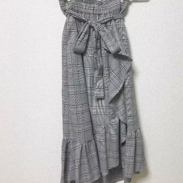 Archive(アーカイブ)のarchives グレンチェックスカート レディースのスカート(ひざ丈スカート)の商品写真