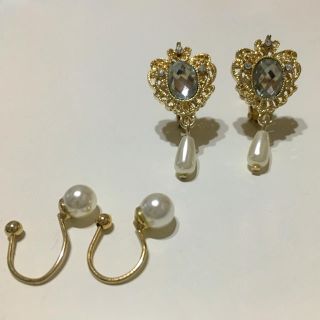 アクシーズファム(axes femme)の♡早い者勝ち☺︎可愛い イヤリング 2点セット♡(イヤリング)