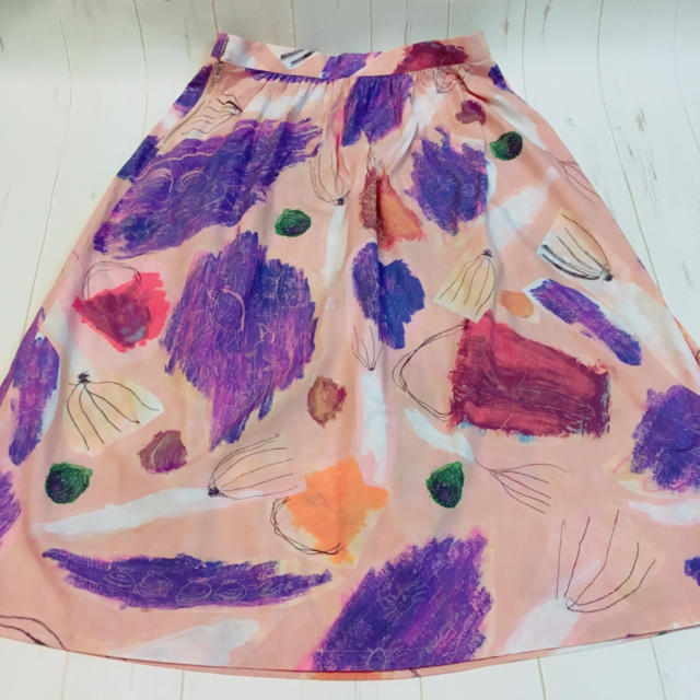 bulle de savon(ビュルデサボン)の潮干狩りスカート🐚🦀 レディースのスカート(ひざ丈スカート)の商品写真