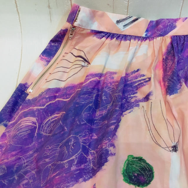 bulle de savon(ビュルデサボン)の潮干狩りスカート🐚🦀 レディースのスカート(ひざ丈スカート)の商品写真