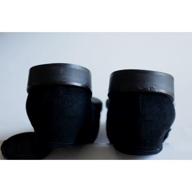 Yves Saint Laurent Beaute(イヴサンローランボーテ)のブラックスエード　ドレスシューズ　　メンズ メンズの靴/シューズ(ドレス/ビジネス)の商品写真