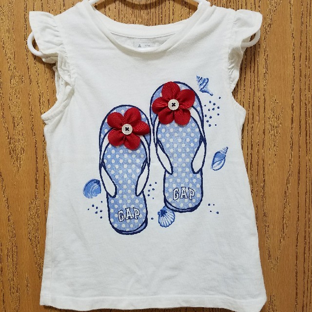 babyGAP(ベビーギャップ)の2枚セット　ノースリーブ キッズ/ベビー/マタニティのキッズ服女の子用(90cm~)(Tシャツ/カットソー)の商品写真