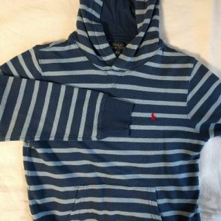 ポロラルフローレン(POLO RALPH LAUREN)のPolo Ralph Lauren フード付ストライプパーカー Sサイズ(ジャケット/上着)