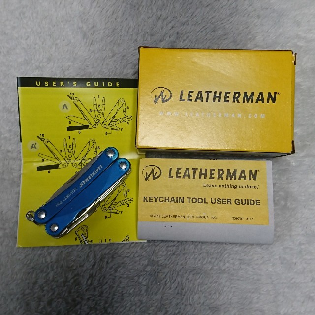 LEATHERMAN(レザーマン)のglarela様専用！LEATHERMAN SQUIRT PS4 BLUE スポーツ/アウトドアのアウトドア(その他)の商品写真