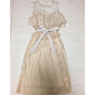 リリーブラウン(Lily Brown)の新品 Lily  Brow レースワンピース(ひざ丈ワンピース)