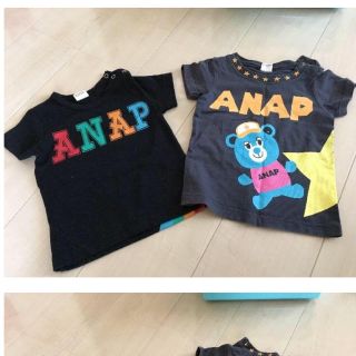 アナップ(ANAP)のアナップ シャツ&短パン2set(Ｔシャツ)