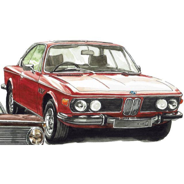 BMW(ビーエムダブリュー)のGC-260BMW3.0csi/2002限定版画 直筆サイン額装●作家 平右ヱ門 自動車/バイクの自動車(カタログ/マニュアル)の商品写真