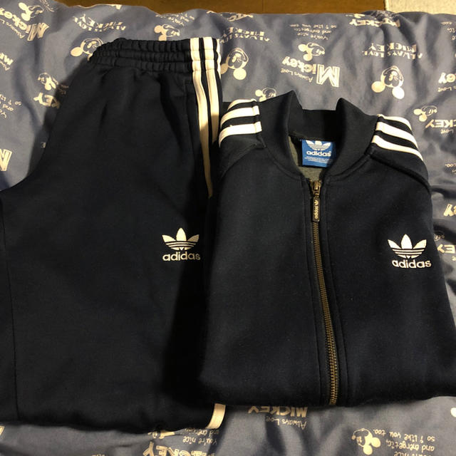 adidas originals ジャージ ネイビー