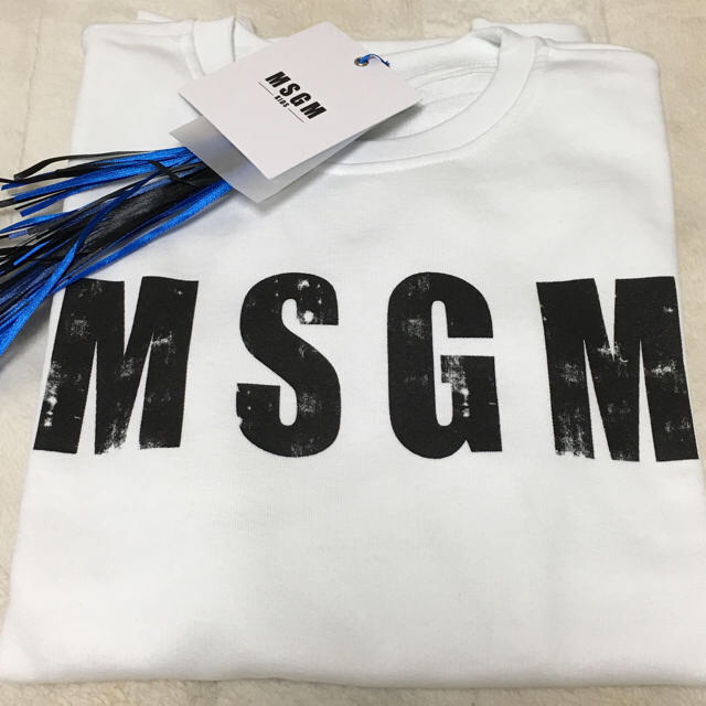 MSGM(エムエスジイエム)のおまとめ購入🧡2018 SS 新作✨ MSGM ロゴプリントスウェット レディースのトップス(トレーナー/スウェット)の商品写真