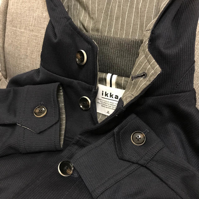 ikka(イッカ)の週末値下げ✨【未使用】IKKA ジャケット ネイビー サイズM メンズのジャケット/アウター(ブルゾン)の商品写真