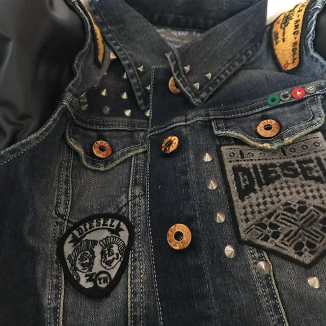 DIESEL 30thスタッズデニムジャケット - ジャケット