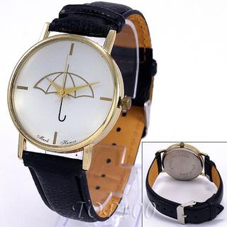 腕時計 レディース メンズ 白 黒 ゴールド 革ベルト 安い 1001(腕時計)