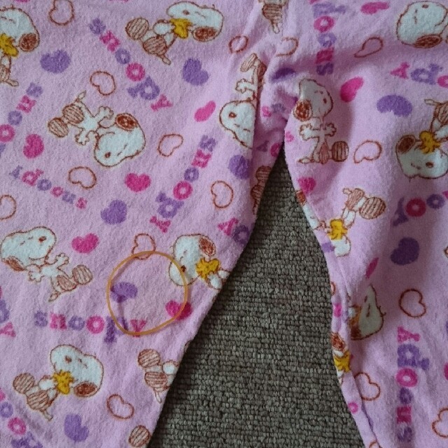 値下げ★スヌーピーパジャマ110 キッズ/ベビー/マタニティのキッズ服女の子用(90cm~)(パジャマ)の商品写真