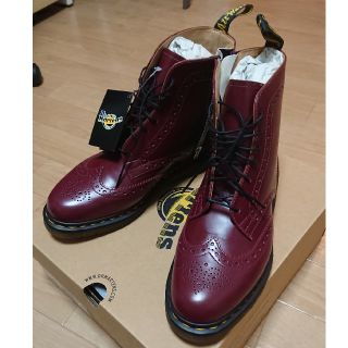 ユニフォームエクスペリメント(uniform experiment)のUE × Dr.Martens レザーブーツ 新品未使用 27㎝ チェリーレッド(ブーツ)