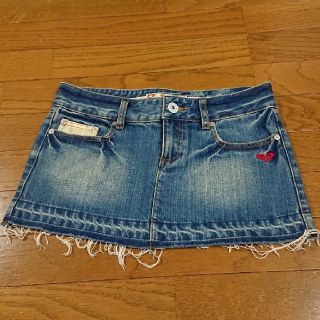 ロキシー(Roxy)のROXY  デニムミニスカート  未着用☆美品(ミニスカート)