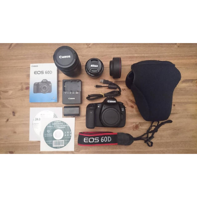美品】Canon EOS 60D カメラとcanon efs レンズのセット | www.tspea.org