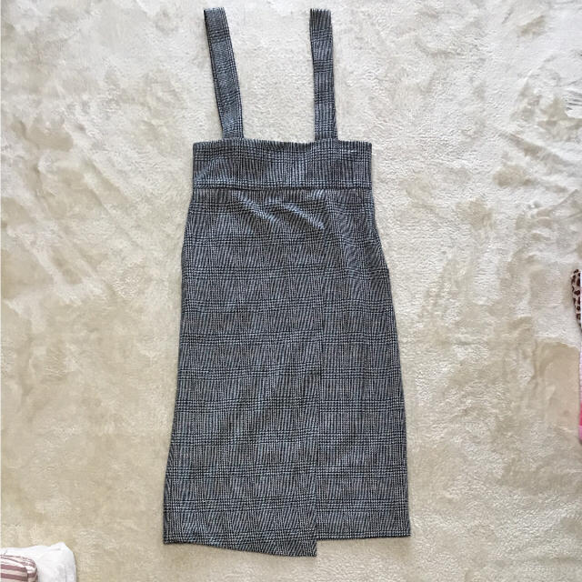 ROSE BUD(ローズバッド)のグレンチェック ハイウエストスカート レディースのスカート(ロングスカート)の商品写真