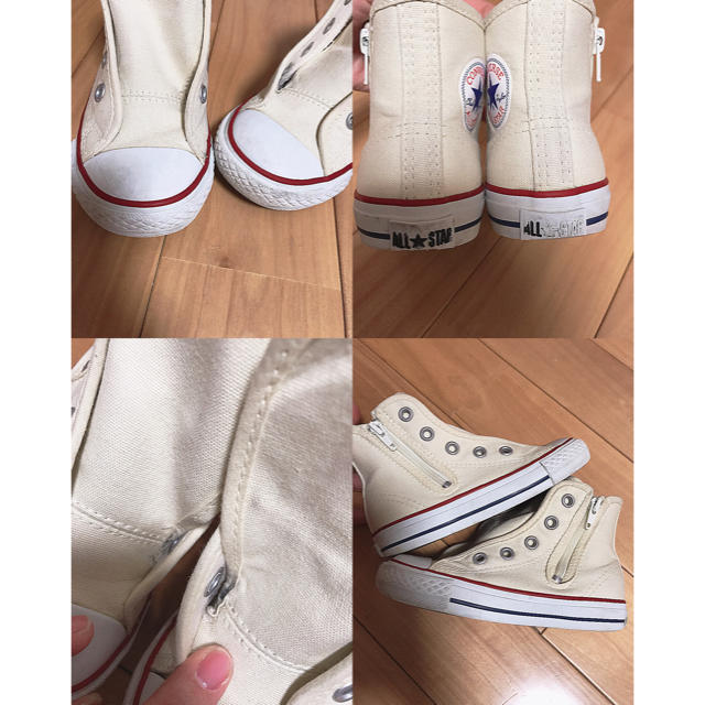 CONVERSE(コンバース)のコンバース ホワイト 16㎝ キッズ/ベビー/マタニティのキッズ靴/シューズ(15cm~)(スニーカー)の商品写真