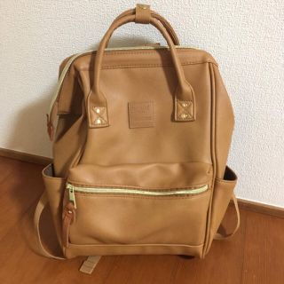 アネロ(anello)のanello 【口金入りミニリュック 10L ベージュ】(リュック/バックパック)