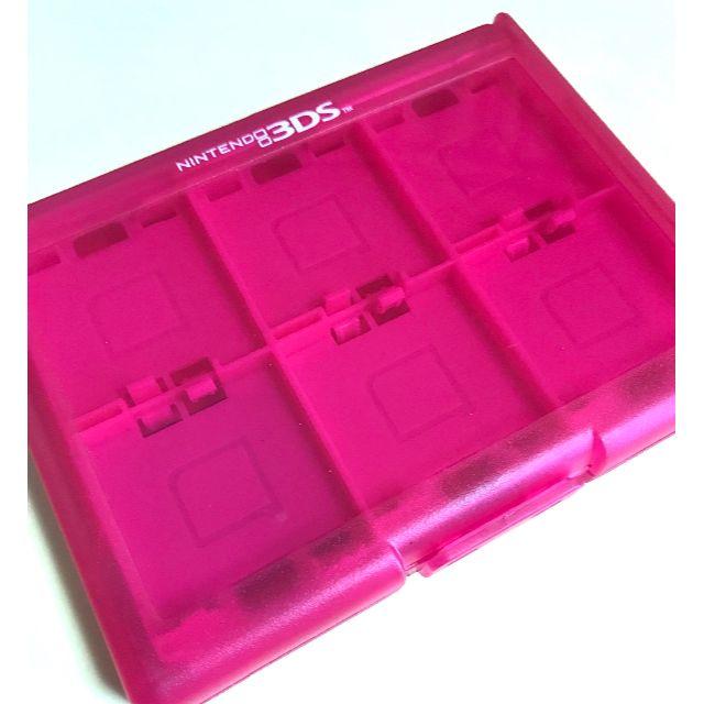 ニンテンドー3DS(ニンテンドー3DS)のNINTENDO 3DS　カードケース 収納ケース ピンク 12個収納 USED エンタメ/ホビーのゲームソフト/ゲーム機本体(家庭用ゲームソフト)の商品写真