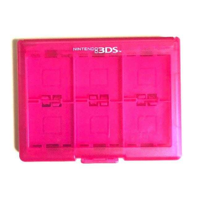 ニンテンドー3DS(ニンテンドー3DS)のNINTENDO 3DS　カードケース 収納ケース ピンク 12個収納 USED エンタメ/ホビーのゲームソフト/ゲーム機本体(家庭用ゲームソフト)の商品写真