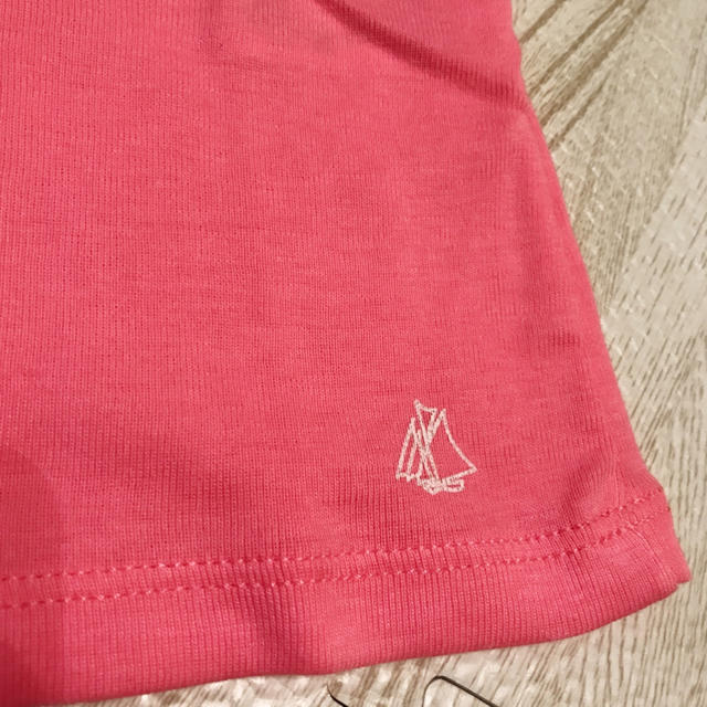 PETIT BATEAU(プチバトー)のプチバトー 18SS フリルスリーブTシャツ 36m 新品 キッズ/ベビー/マタニティのキッズ服男の子用(90cm~)(Tシャツ/カットソー)の商品写真