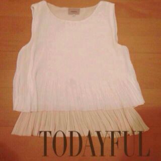 トゥデイフル(TODAYFUL)のtodayful♡ブラウス(カットソー(半袖/袖なし))