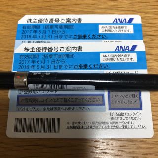 エーエヌエー(ゼンニッポンクウユ)(ANA(全日本空輸))のANA 株主優待券(航空券)