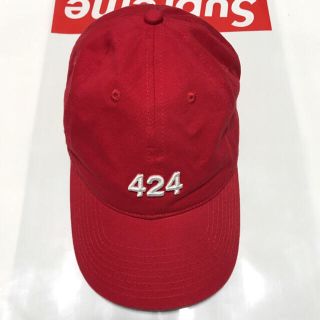 フィアオブゴッド(FEAR OF GOD)の【確実正規品】424 fairfax Cap Red(キャップ)