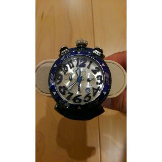 ガガミラノ(GaGa MILANO)のガガミラノ　時計　メンズ　48MM(腕時計(アナログ))