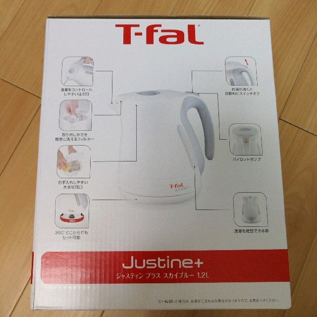 T-fal(ティファール)の【新品未開封】ティファール 電気ケトル 1.2L スマホ/家電/カメラの生活家電(電気ケトル)の商品写真