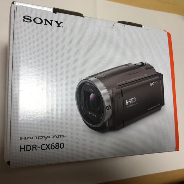 SONY(ソニー)のSONY HDR-CX680 ハンディカム新品 白 スマホ/家電/カメラのカメラ(ビデオカメラ)の商品写真